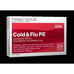 Pharmacy Action Cold & Flu 24T