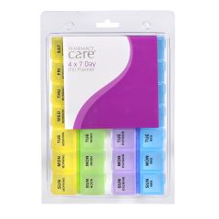 Pharmacy Care 4 X 7 Day Pill Planner