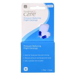 Pharmacy Care Ear Plugs Flight 1 Pair + Case