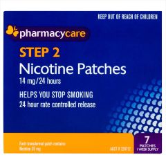 Pharmacy Care Nicotine Patches 14 mg 7 Patches