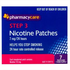 Pharmacy Care Nicotine Patches 7 mg 7 Patches