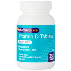 Pharmacy Care Vitamin D 250 Tablets