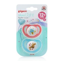 Pigeon Mini Light Soother Twin Pack Large