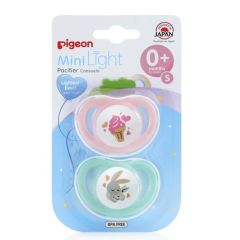 Pigeon Mini Light Soother Twin Pack Small