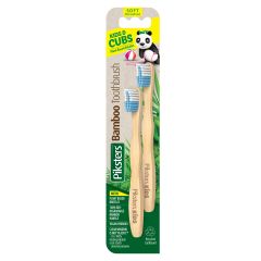 Piksters Bamboo Bio Bristle Tooth Brush Kids 2Pk
