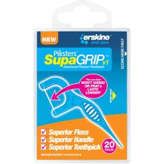 Piksters Supagrip Floss Picks 20Pk