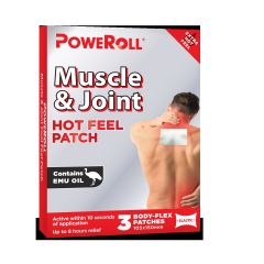 Poweroll Muscle Hot Patch 3Pk