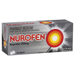 Nurofen Tablets 48 200mg Ibuprofen Anti-inflammatory Pain Relief