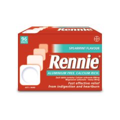 Rennie Spearmint Flavour 96 Tablets