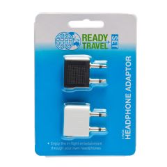 Ready Set Travel Headphone Adaptor 2 Pack