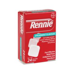 Rennie Spearmint Flavour 24Tablets