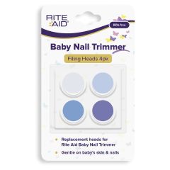 Rite Aid Baby Nail Trimmer Filing Heads 4 Pack