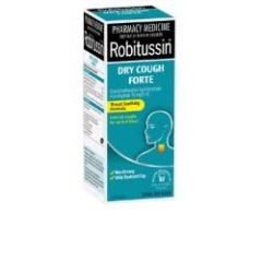 Robitussin Dry Cough Forte Cherry Vanilla 200 Ml (Dextromethorphan)