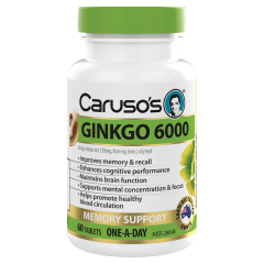 Caruso’s Herb Ginkgo 6000 60 Tablets