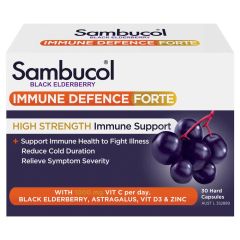 Sambucol Black Elderberry Immune Defence Forte 30 Capsules