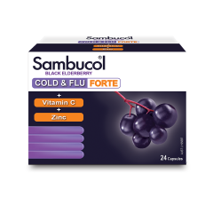 Sambucol Cold & Flu Forte 24 Capsules