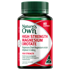 Nature's Own High Strength Magnesium Orotate 800mg 60 Capsules