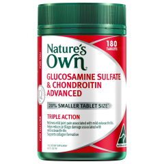 Nature's Own Glucosamine Sulfate with Chondroitin Advanced 180 Tablets