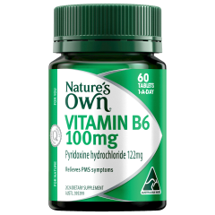 Nature's Own Vitamin B6 100mg 60 Tablets