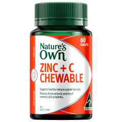 Nature's Own Zinc + C 60 Chewable