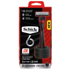 Schick 6 Razor Mens Kit