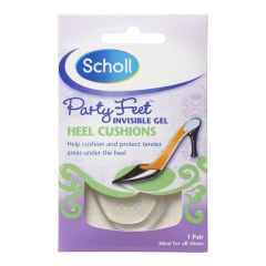 Scholl Party Feet Invisiblegel Heel Cushions 1 Pair