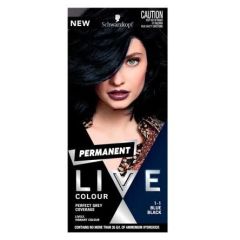 Schwarzkopf Live Colour Permanent 1.1 Blue Black