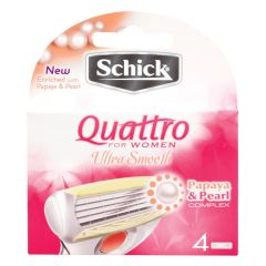 Schick Quattro For Women Cartridges 4 Pack