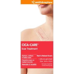 Smith & Nephew Cica Care Scar Treatment Gel Sheet 3cm X 12cm 1 Sheet