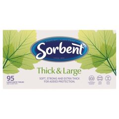 Sorbent Thick & Large Facial Tissues 95S