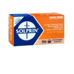 Solprin Pain And Fever Relief Dispersible Tablets 300mg Aspirin 96 Pack