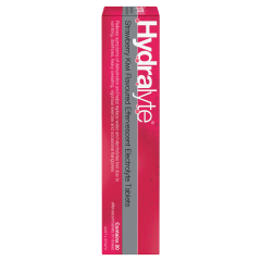 Hydralyte Effervescent Tablets Strawberry Kiwi 20 Pack