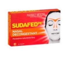 Sudafed Pe Nasal Decongestant Tablets 48 Pack