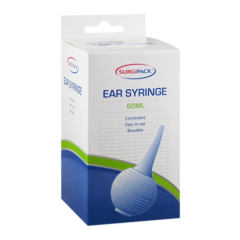 SurgiPack Ear Syringe Rubber 60ml