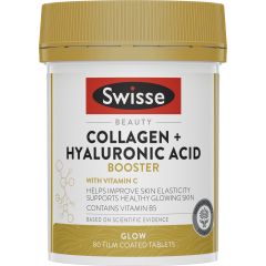 Swisse Beauty Collagen Hyaluronic Acid Booster 80 Tablets