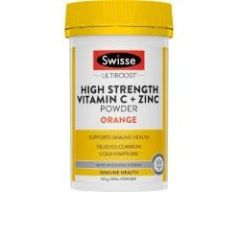 Swisse U/B Vit C+Zinc Powderorange 150g