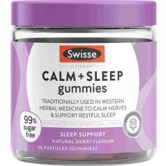 Swisse Ultiboost Calm + Sleep Gummies 60 Pack