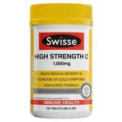 Swisse Ultiboost High Strength C 1,000mg 150 Tablets