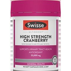 Swisse Ultiboost High Strength Cranberry 25,000mg 90 Capsules