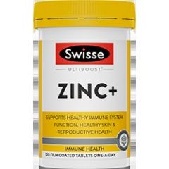 Swisse Ultiboost Zinc+ 120 Tablets