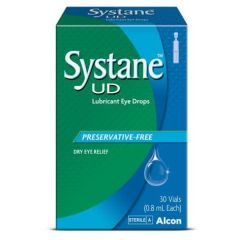 Systane Lubricant Eye Drops 30 X 0.8 Ml (Polyethylene Glycol-400, Propy)