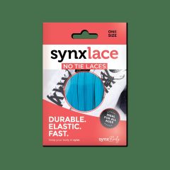 Synxlace No Tie Laces Blue