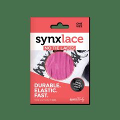 Synxlace No Tie Laces Pink