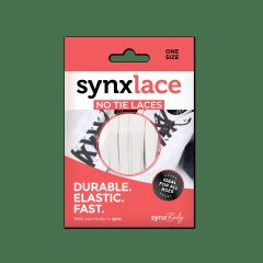 Synxlace No Tie Laces White