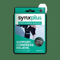 Synxplus Foot And Ankle Sleeve Black - Large