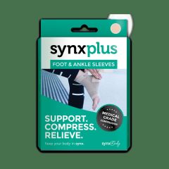 Synxplus Foot And Ankle Sleeve Nude - Large