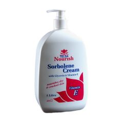 Telsa Nourish Sorb. & Glyc.10% W/ Vit E 1 Litre Pump