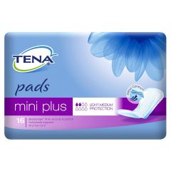 Tena Pads Mini Plus Long Length 16 Pack