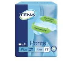 Tena Pants Plus Large 8 Pack