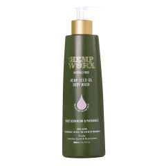 The Hemp Worx Rose Geranium & Patchouli Body Wash 300mL